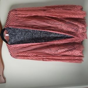 Xhilaration Coral Kimono